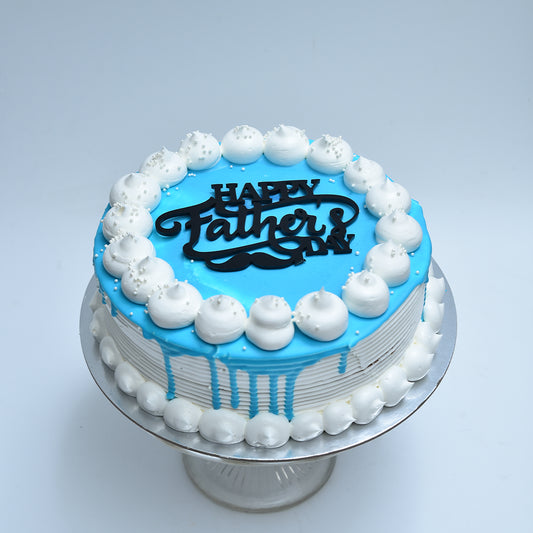 Blue Drip Father’s Day Cake