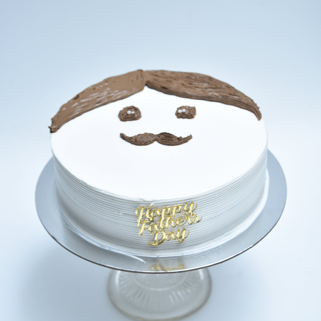 Dad’s Classic Moustache Cake