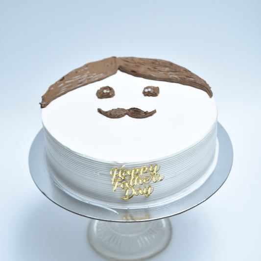 Dad’s Classic Moustache Cake