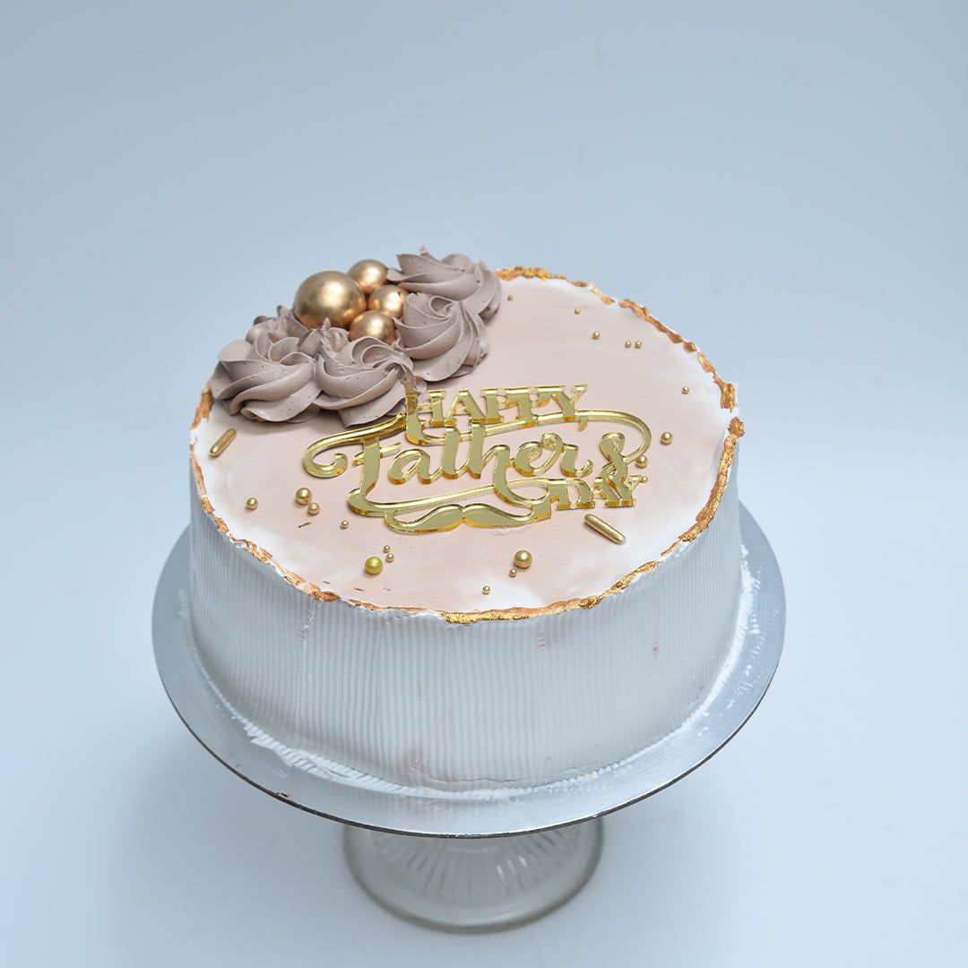 Golden Luxe Father’s Day Cake
