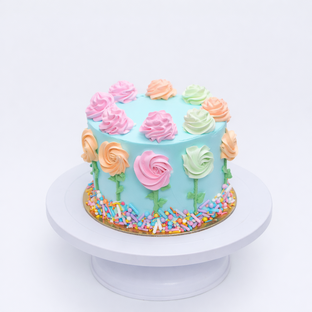 Floral Garden Cake