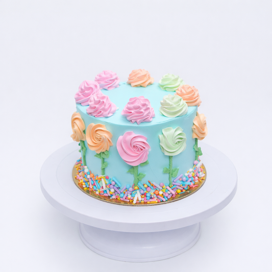 Floral Garden Cake