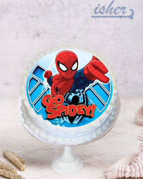 Go - Spidey Edible Image Cake