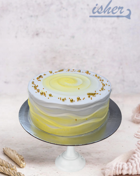 Golden Petal Symphony In Yellow Cake (Cc831)