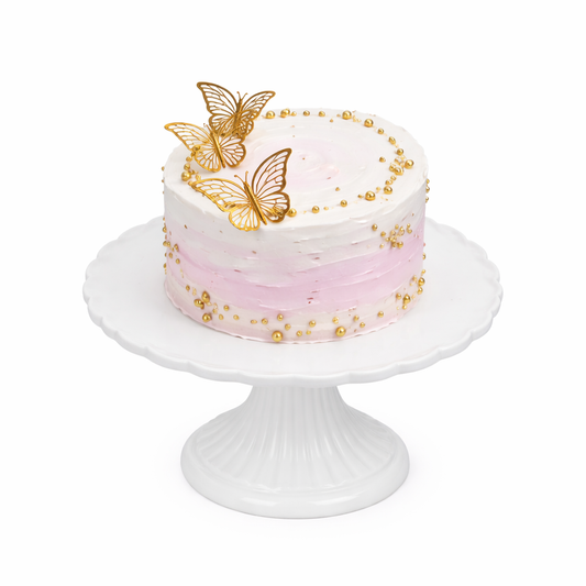 Golden Butterfly Cake