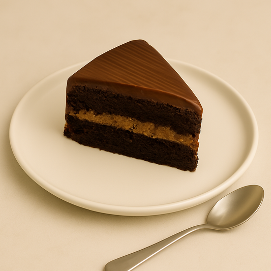 Hazelnut Cake slice