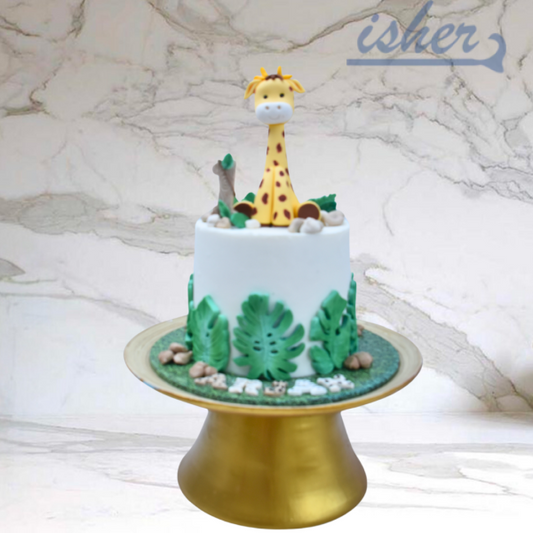 Jungle Fever Cake (Available In Buttercream Only) Minty Teddy Wonderland