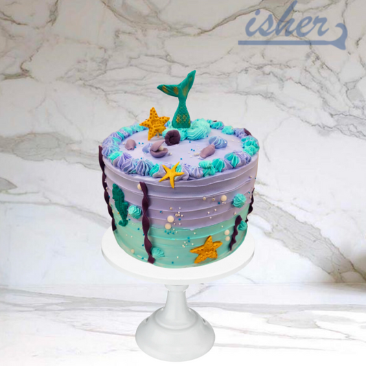 Mermaid’s Treasure Cake(Available In Fresh Cream) Cake