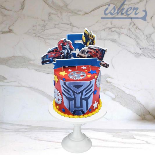 Optimus Prime Power Cake(Available In Buttercream Icing Only) Cake