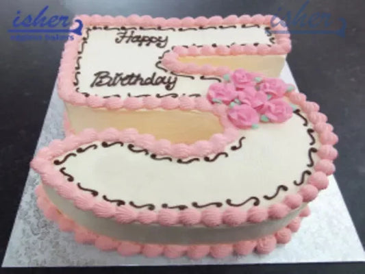 Pink Floral Cake (Nuc103)