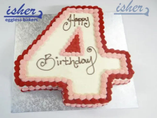 Pink & Red Shell Cake (Nuc102)