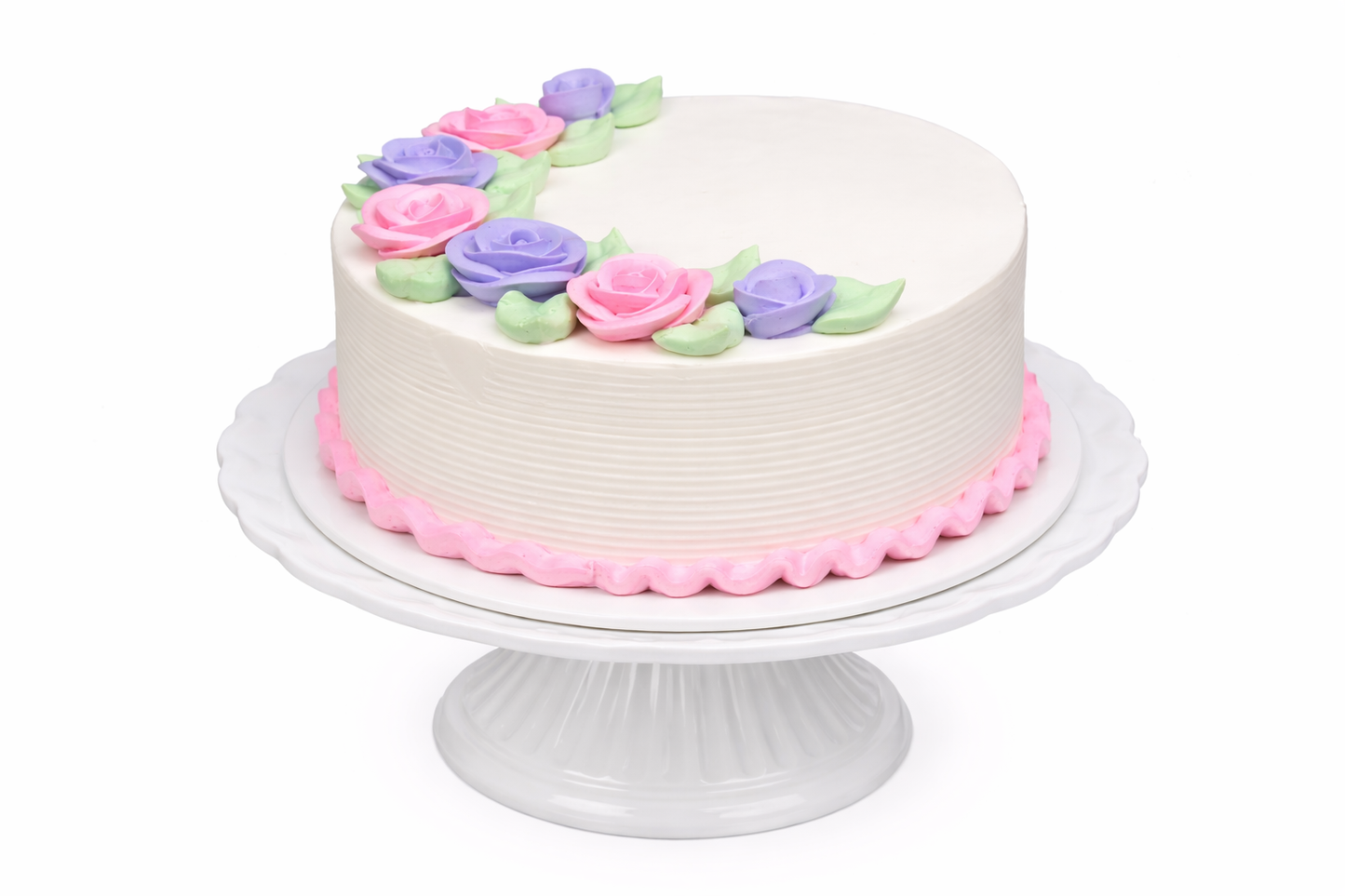 Pink & Purple Rose Cake