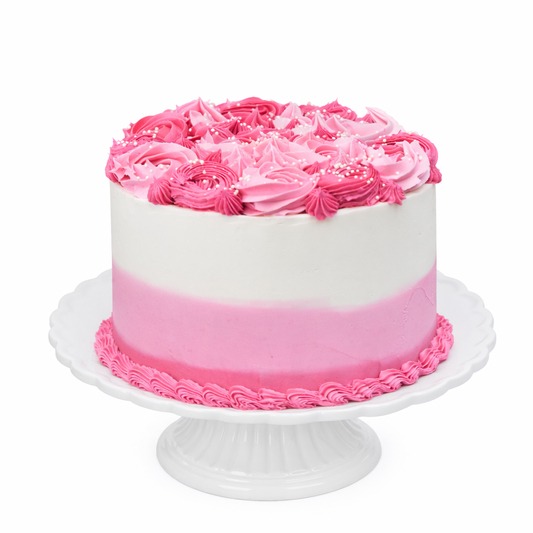 Pink Cloud Ombre Cake