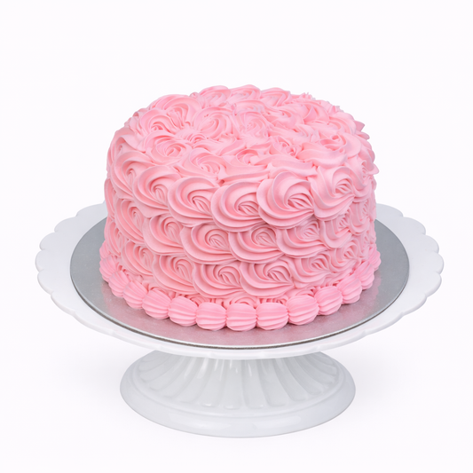 Rosette Swirl Designer Cake