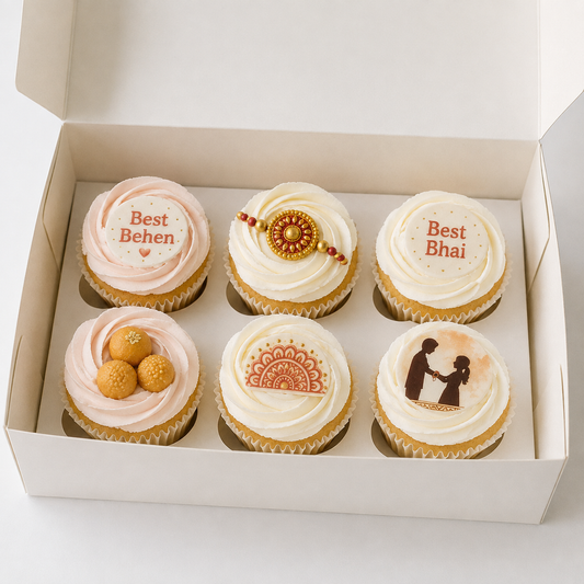 Raksha Bandhan Celebration Cupcakes