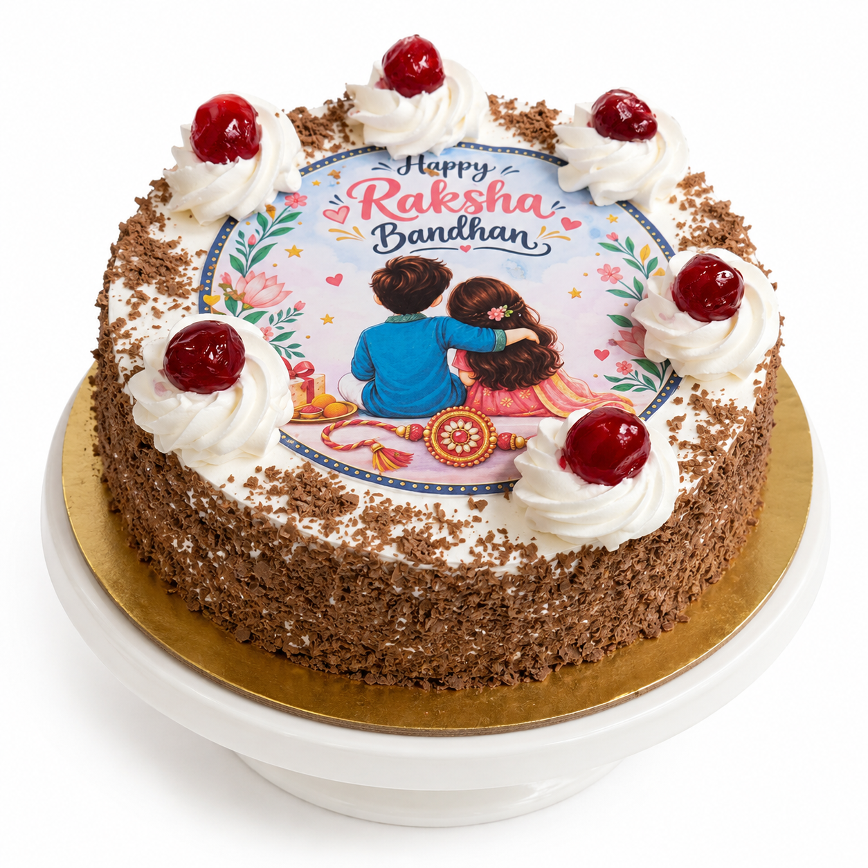 Rakhi Bond Black Forest Cake