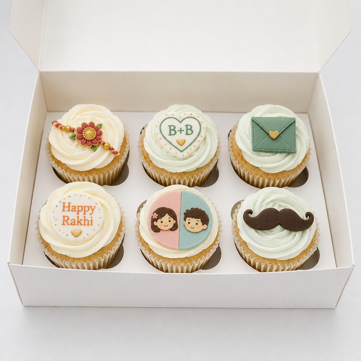 Rakhi Joy Cupcake Box