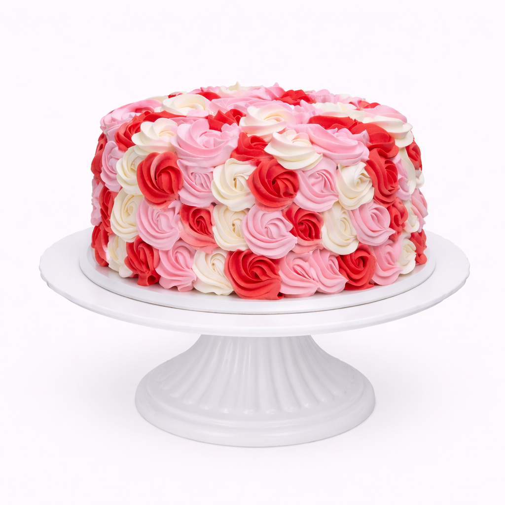Ombre Rosette Cake