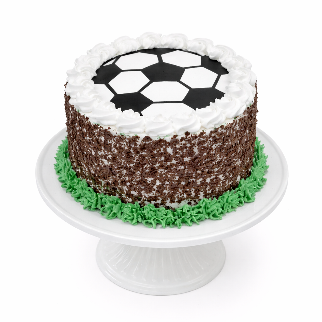 Football Theme Photo Cake
