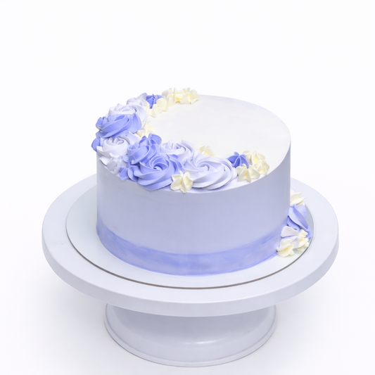 Vegan Soft Lavender Rose Cake