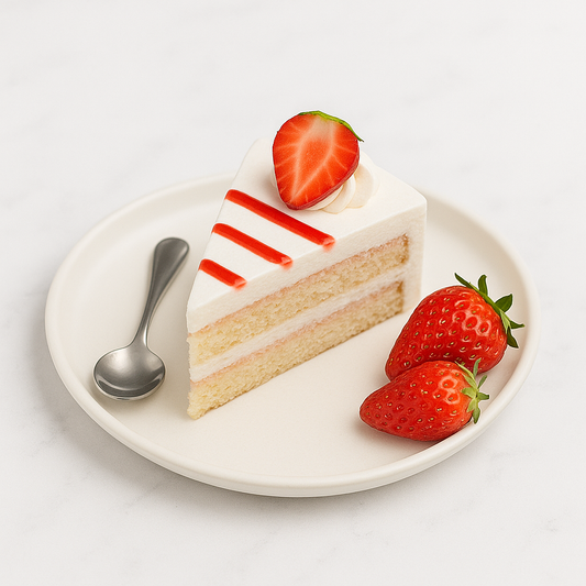 Strawberry Cake slice