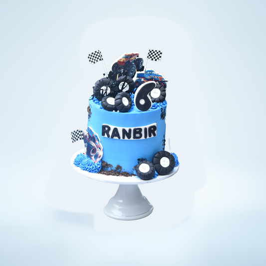 Monster Truck Madness Cake(Available in Buttercream Only)