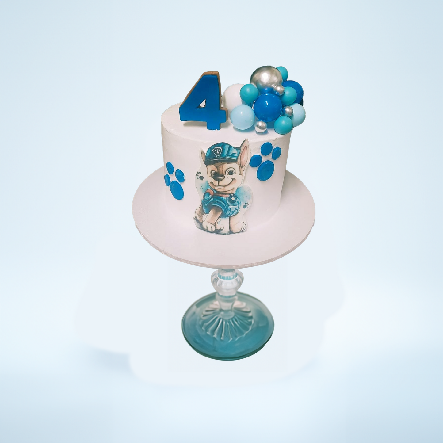 Paw Patrol Balloon Cake (Available in fresh cream icing or Buttercream)