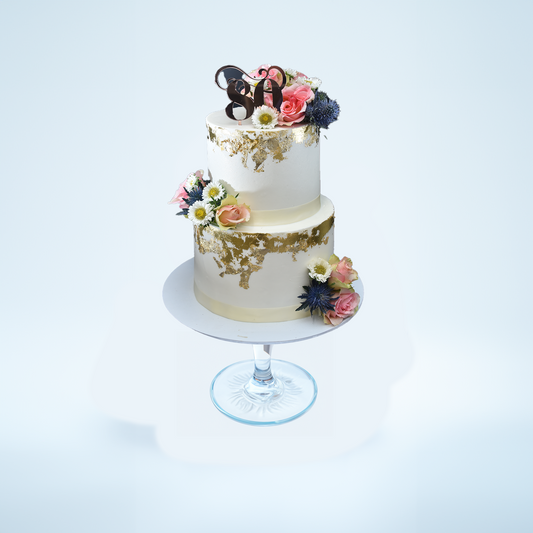Garden Party (Available in Buttercream icing ) ( Some flowers may be seasonal)